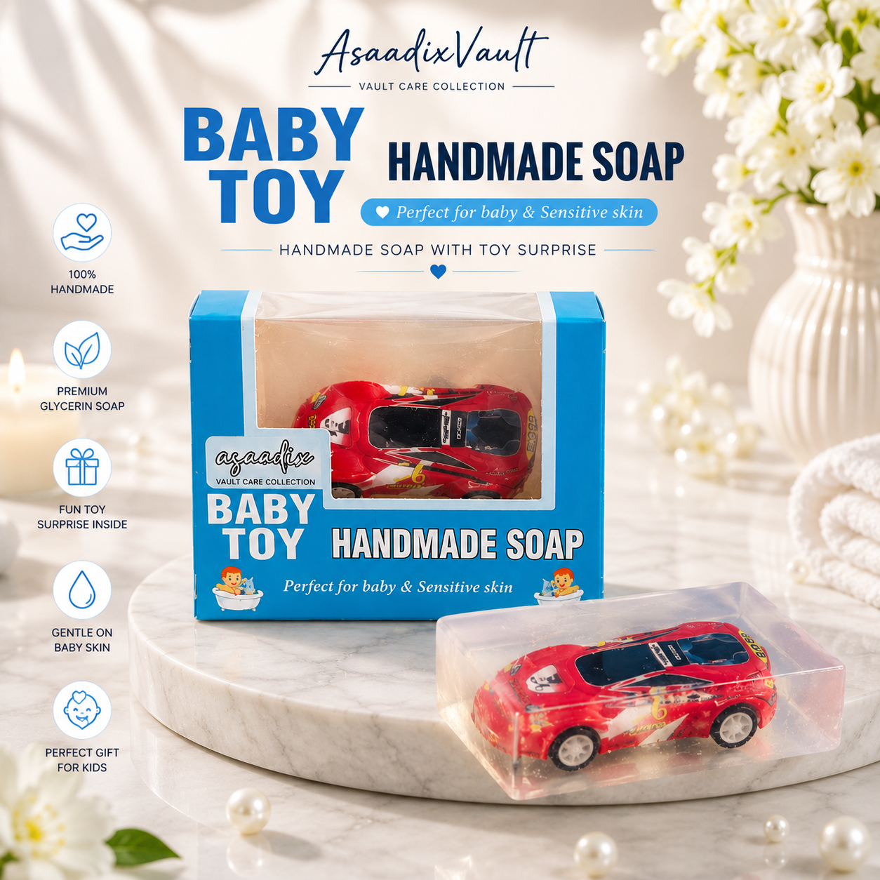 Baby Car Soap (pack of 2)